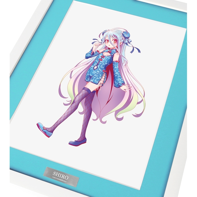 ノーゲーム・ノーライフ 描き下ろし 白 チャイナドレスver. A4キャラファイングラフ 画像 3 | AniSmile