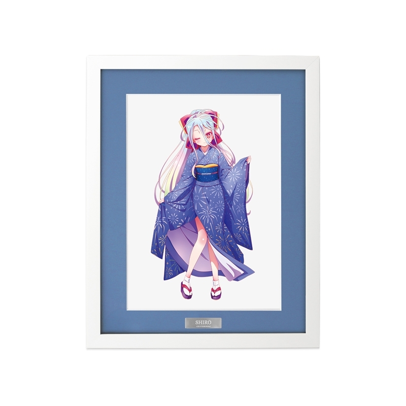 ノーゲーム・ノーライフ 描き下ろし 白 和装ver. A4キャラファイングラフ - 公式商品画像 | AniSmile