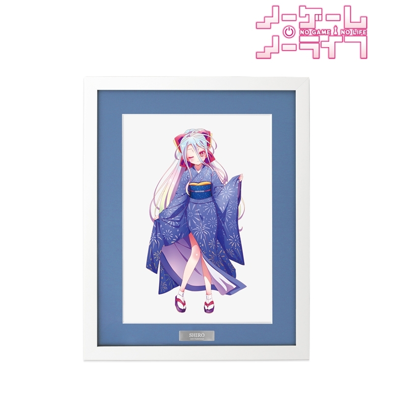 ノーゲーム・ノーライフ 描き下ろし 白 和装ver. A4キャラファイングラフ 画像 2 | AniSmile