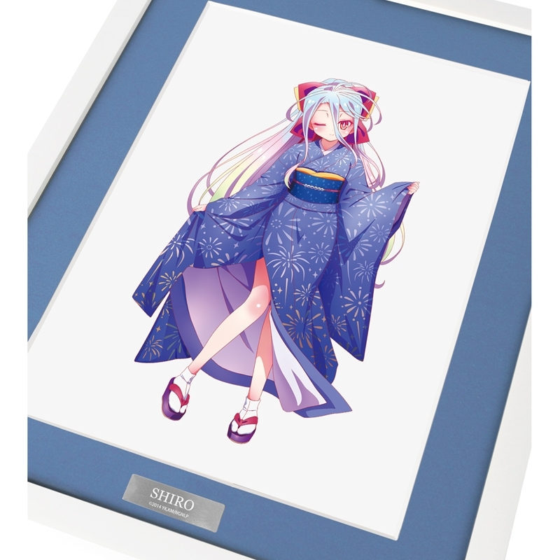 ノーゲーム・ノーライフ 描き下ろし 白 和装ver. A4キャラファイングラフ 画像 3 | AniSmile
