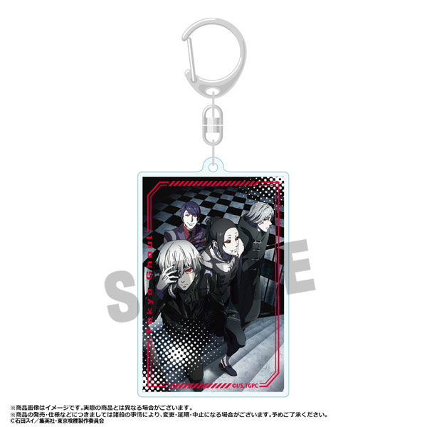 東京喰種トーキョーグール スクエアキーホルダー A - 公式商品画像 | AniSmile
