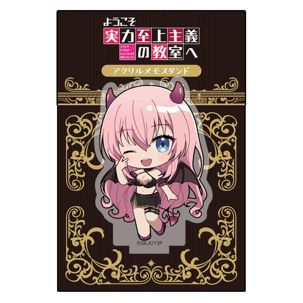 ようこそ実力至上主義の教室へ アクリルメモスタンド(一之瀬帆波/悪魔) 画像 2 | AniSmile