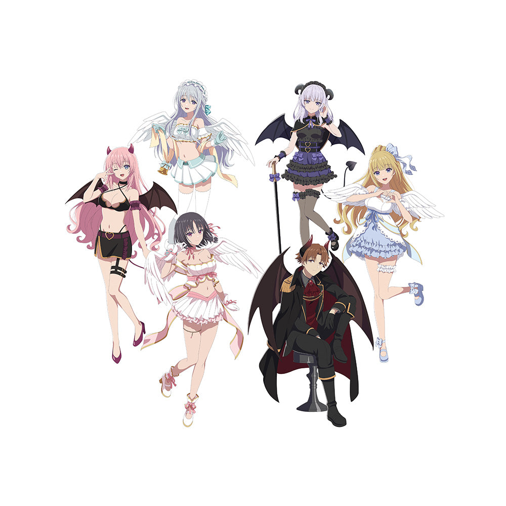 ようこそ実力至上主義の教室へ 描き下ろしキャラファイングラフ(天使&悪魔)A4 画像 2 | AniSmile