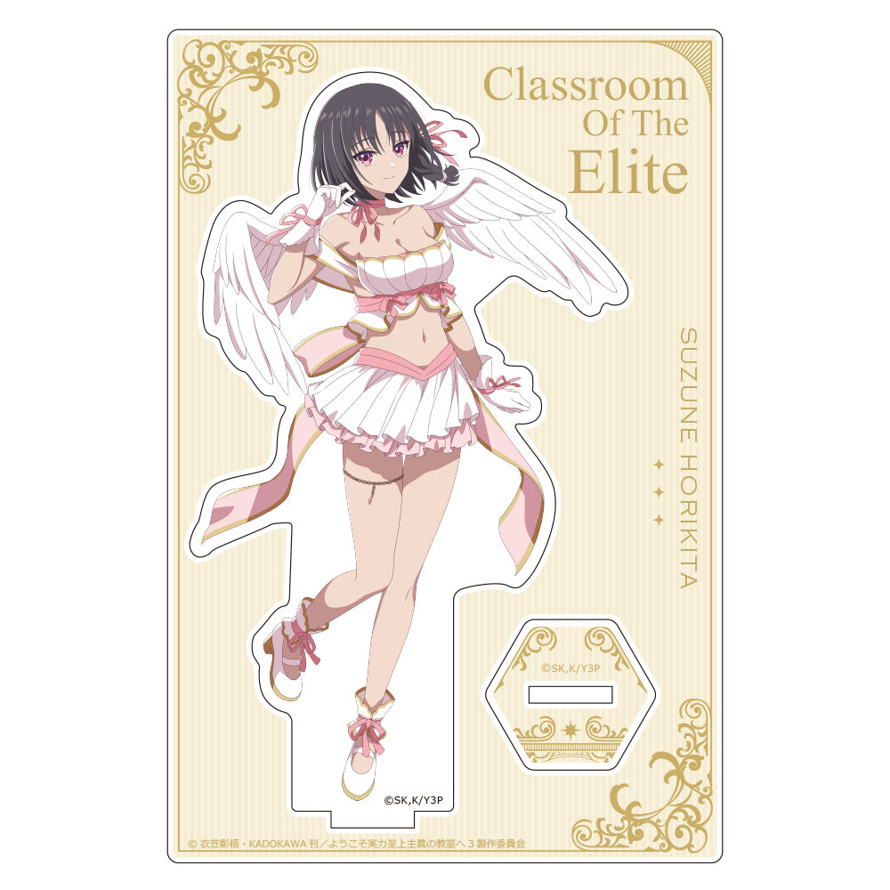 ようこそ実力至上主義の教室へ 描き下ろしアクリルスタンド(堀北鈴音/天使) - 公式商品画像 | AniSmile