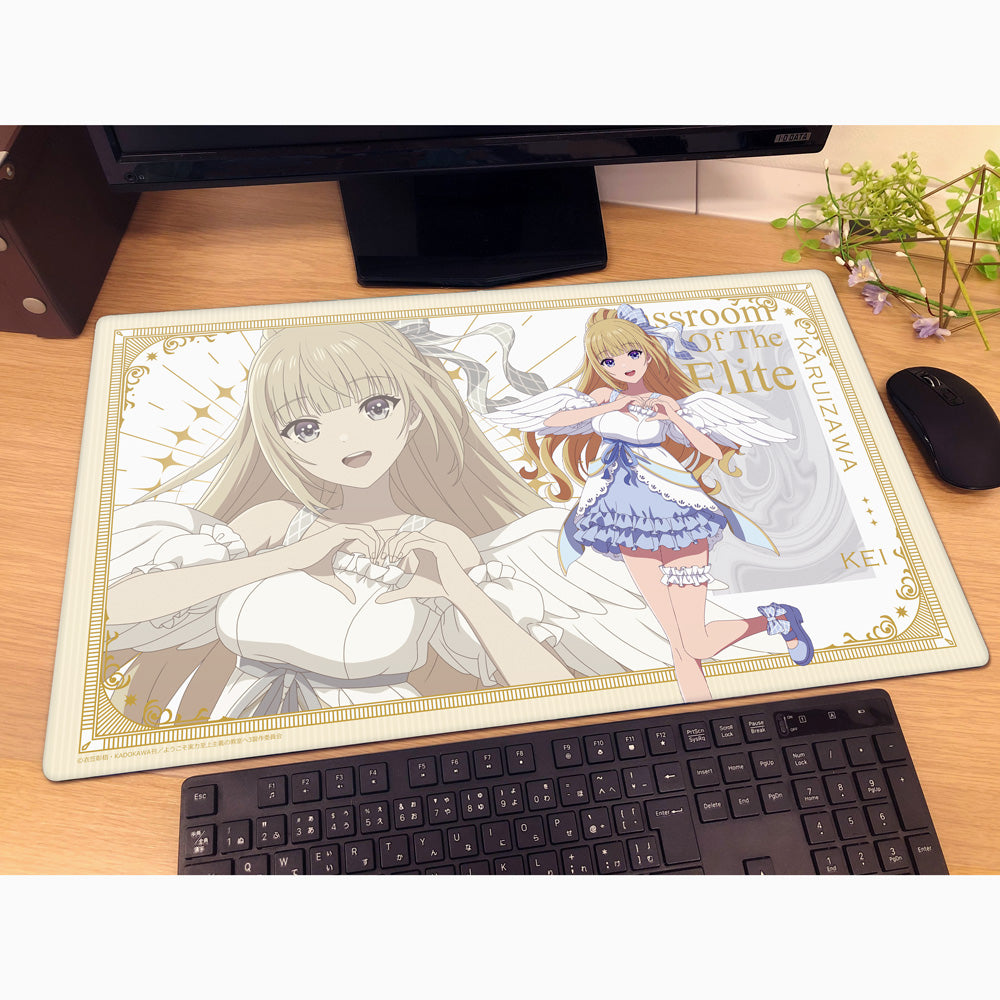 ようこそ実力至上主義の教室へ 描き下ろしラバーマット(軽井沢恵/天使) 画像 2 | AniSmile