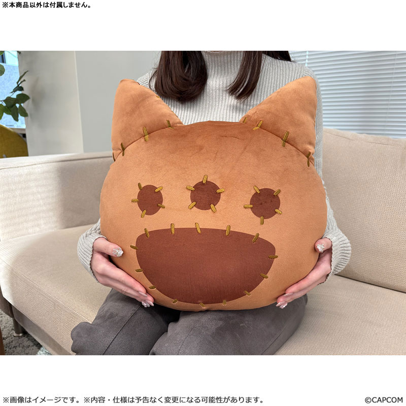 モンスターハンターワイルズ ネコ型クッション 画像 3 | AniSmile