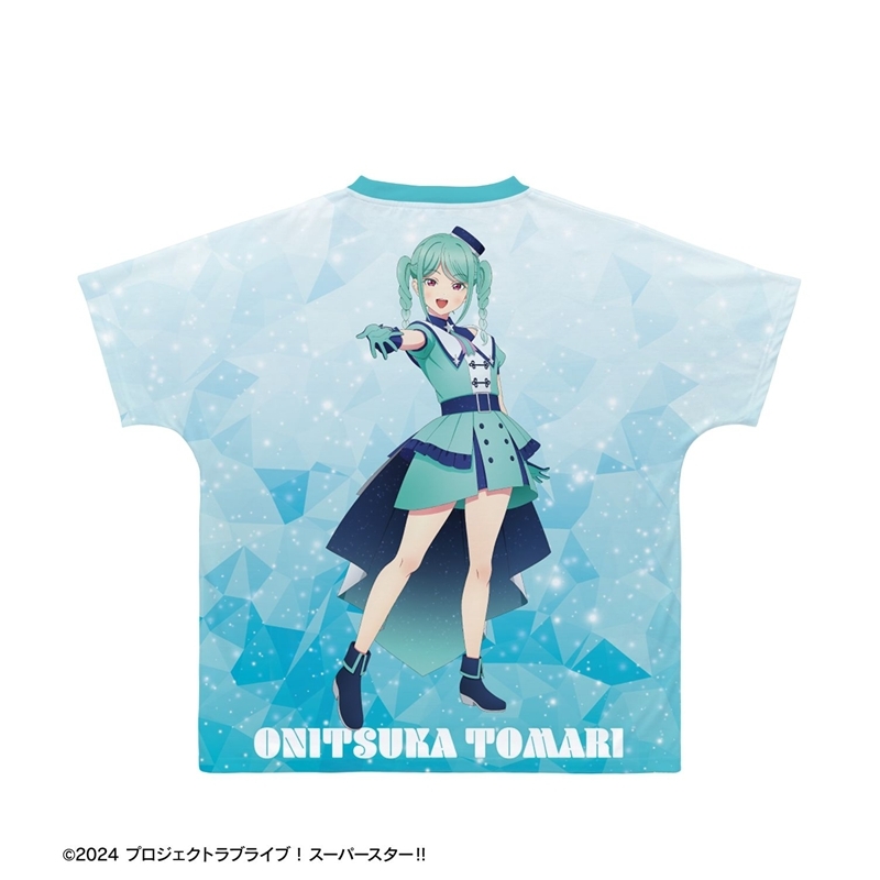描き下ろし 鬼塚冬毬 スーパースター!!ver. フルグラフィックTシャツユニセックス(サイズ/M) 画像 3 | AniSmile