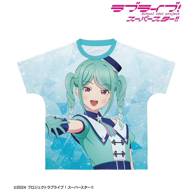 描き下ろし 鬼塚冬毬 スーパースター!!ver. フルグラフィックTシャツユニセックス(サイズ/XS) 画像 2 | AniSmile