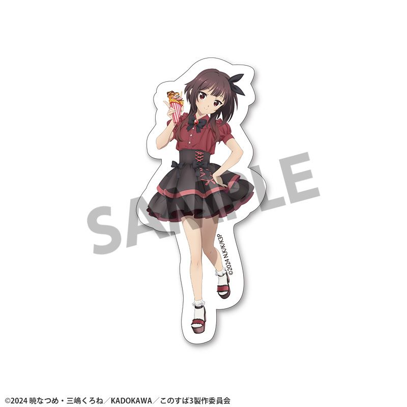 この素晴らしい世界に祝福を! 描き下ろしダイカットステッカー めぐみん バカンス ver. - 公式商品画像 | AniSmile