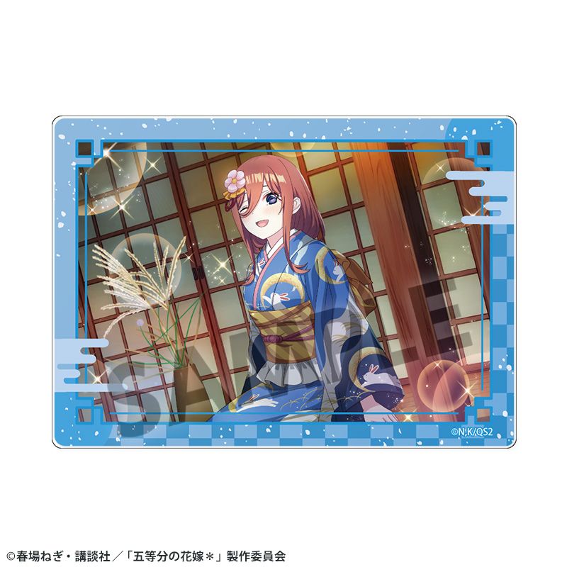 五等分の花嫁* アクリルカード vol.3 中野三玖 - 公式商品画像 | AniSmile