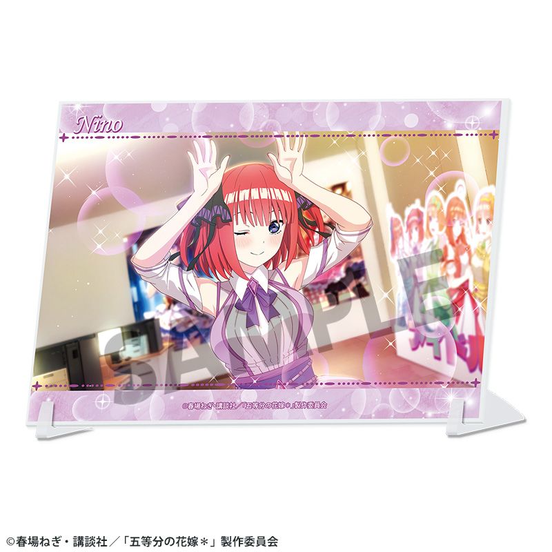 五等分の花嫁* A6ビジュアルアクリルプレート vol.4 中野二乃 - 公式商品画像 | AniSmile