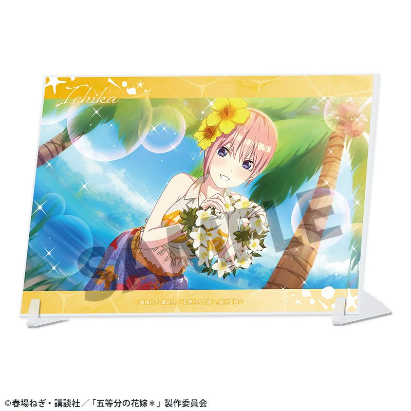 五等分の花嫁* A6ビジュアルアクリルプレート vol.3 中野一花 - 公式商品画像 | AniSmile