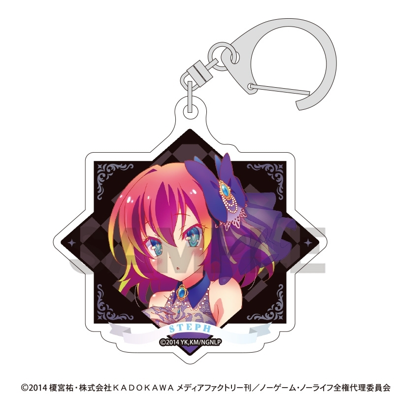 ノーゲーム・ノーライフ トレーディングアクリルキーホルダー 玉座 画像 3 | AniSmile