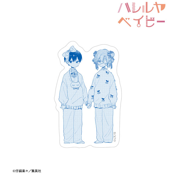 ハレルヤベイビー 呉 都&桜咲 冬夏 ダイカットステッカー ver.D - official product image | AniSmile
