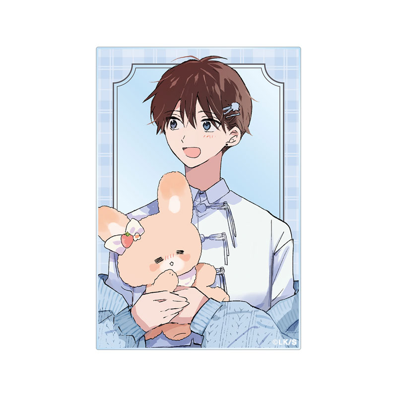 ハレルヤベイビー 仔縞楽々先生 描き下ろし 桜咲 冬夏 ぬい抱っこver. アクリルカード 画像 2 | AniSmile