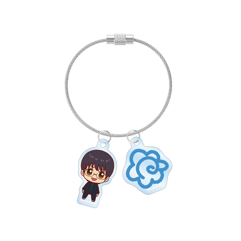 3年Z組銀八先生 志村新八 ちょこんと! 2連ワイヤーアクリルキーホルダー 画像 2 | AniSmile