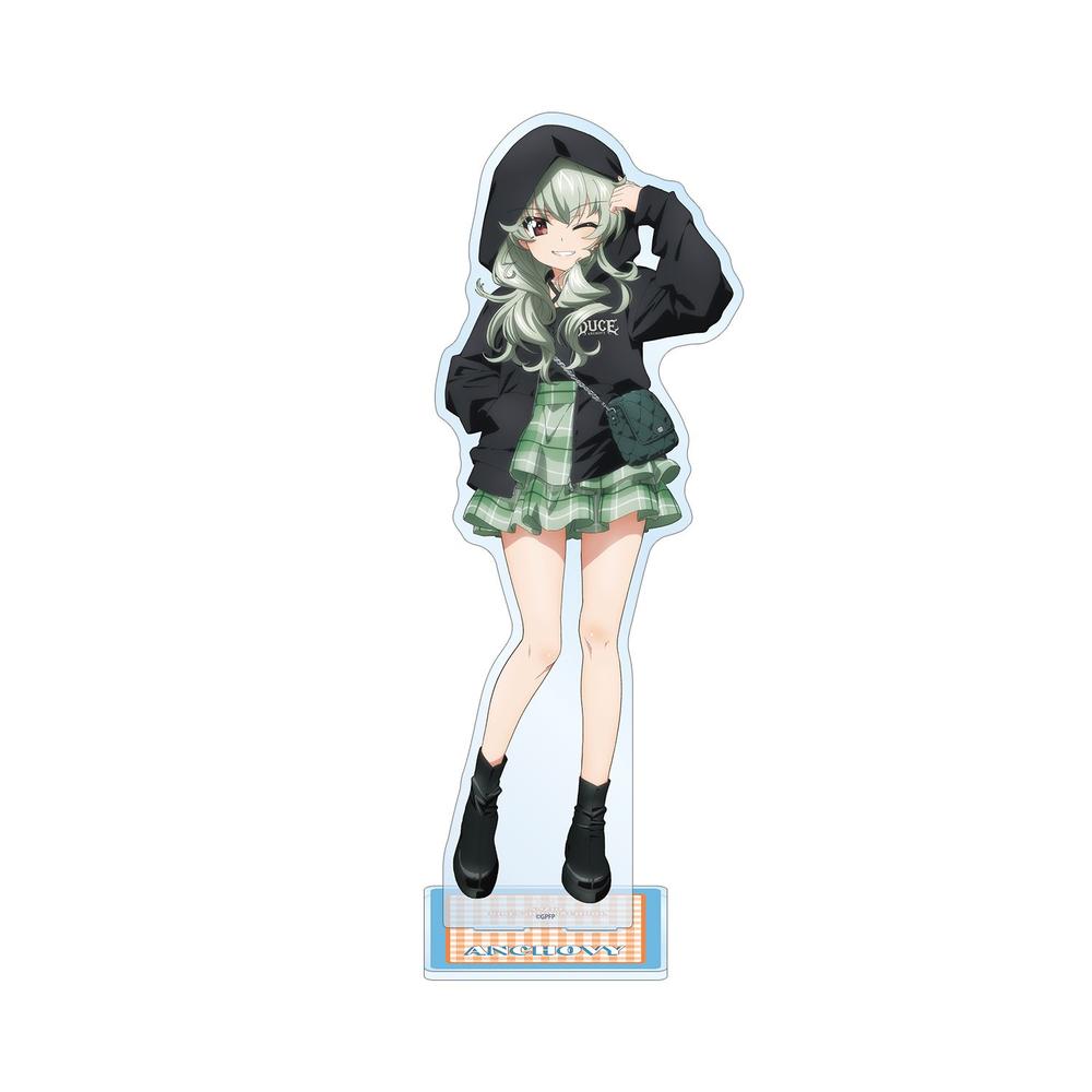 ガールズ&パンツァー 最終章 描き下ろし アンチョビ デート私服ver. 特大アクリルスタンド - 公式商品画像 | AniSmile