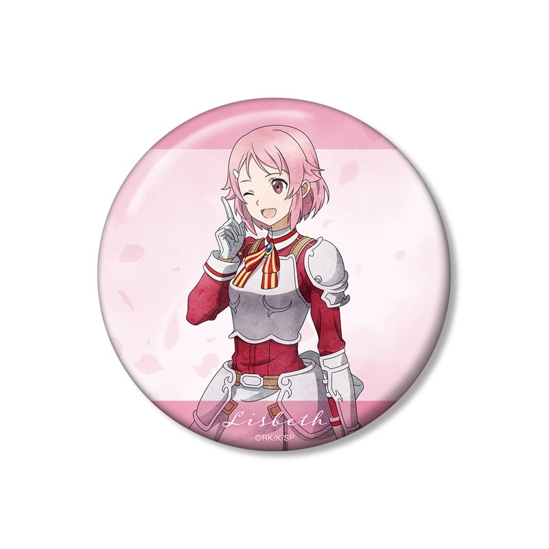 ソードアート・オンライン 描き下ろし リズベット 歩みver. 100mm缶バッジ - 公式商品画像 | AniSmile