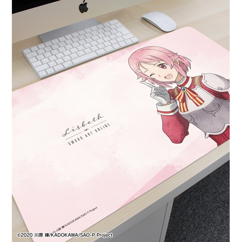 ソードアート・オンライン 描き下ろし リズベット 歩みver. マルチデスクマット 画像 3 | AniSmile