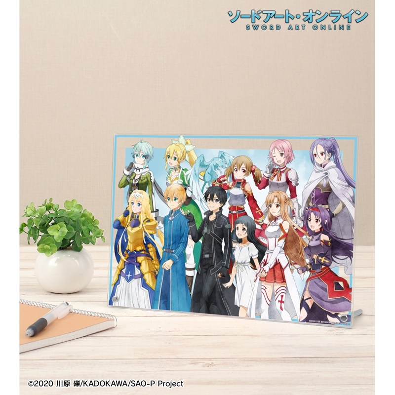 ソードアート・オンライン 描き下ろし 集合 歩みver. A4アクリルパネル 画像 2 | AniSmile