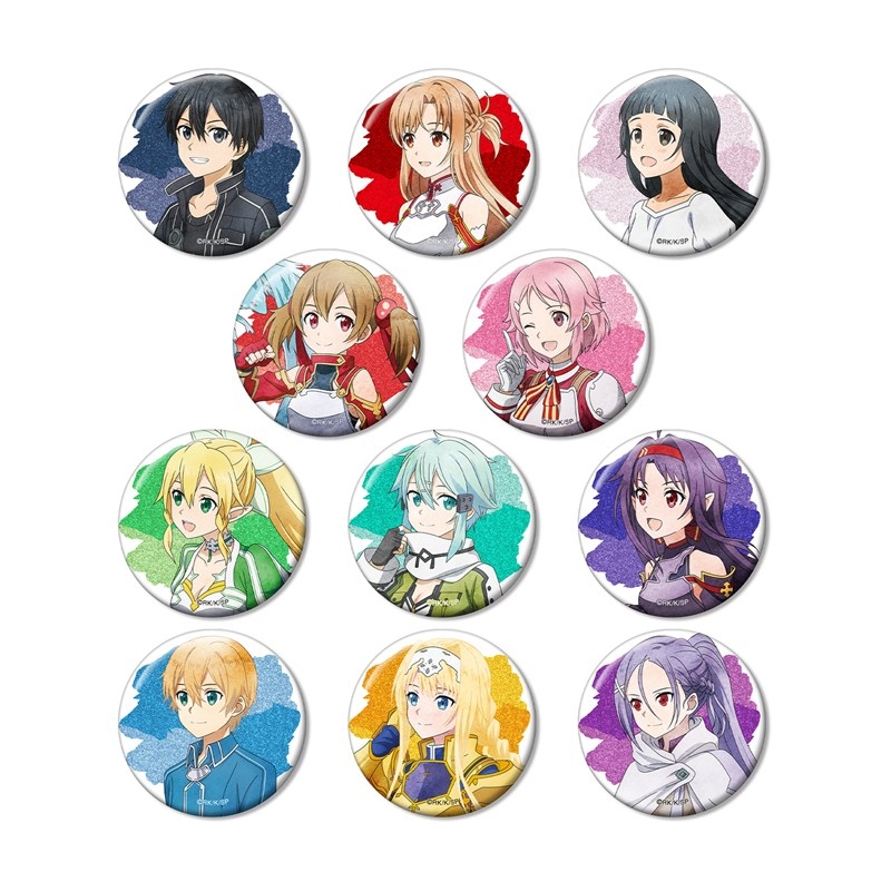 ソードアート・オンライン 描き下ろし 歩みver. トレーディンググリッター缶バッジ(単位/単品) - 公式商品画像 | AniSmile