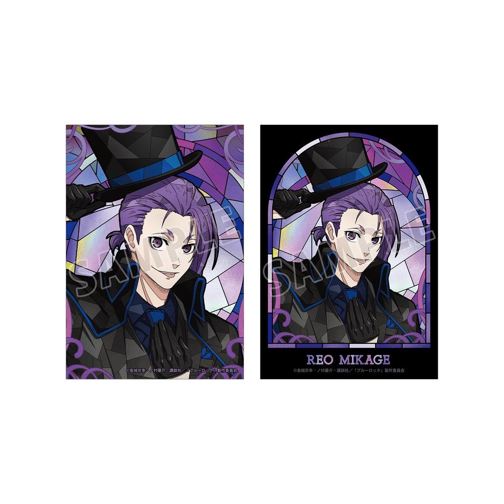TVアニメ『ブルーロック』 描き下ろし 御影 玲王 怪盗団ver. Aure Glass ブロマイド2枚セット - 公式商品画像 | AniSmile