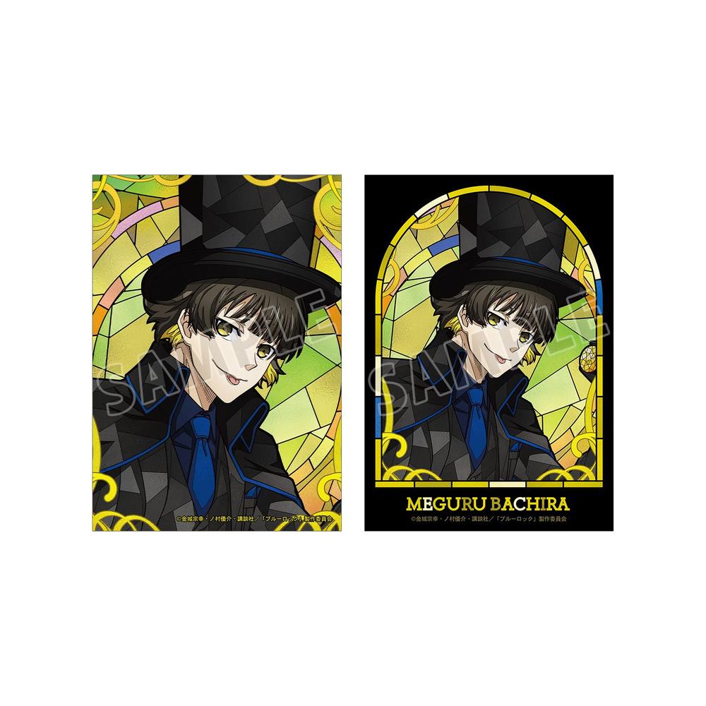 TVアニメ『ブルーロック』 描き下ろし 蜂楽 廻 怪盗団ver. Aure Glass ブロマイド2枚セット - 公式商品画像 | AniSmile