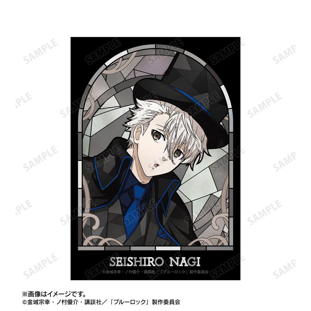 TVアニメ『ブルーロック』 描き下ろし 凪 誠士郎 怪盗団ver. Aure Glass ブロマイド2枚セット 画像 4 | AniSmile