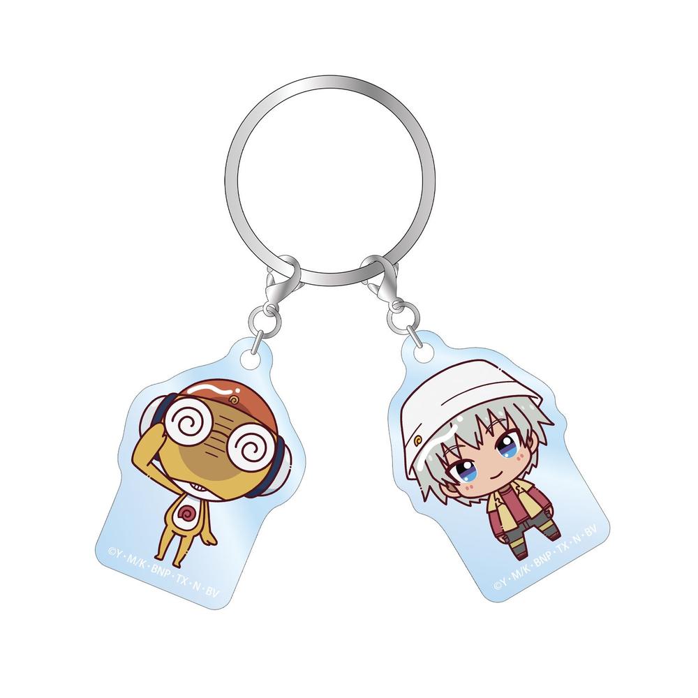 アニメ『ケロロ軍曹』 クルル&サブロー ちょこんと! 2連アクリルキーホルダー - 公式商品画像 | AniSmile