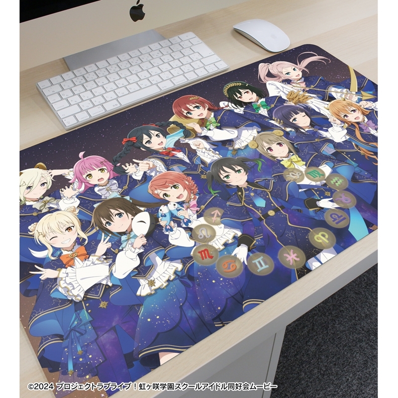 ラブライブ!虹ヶ咲学園スクールアイドル同好会 描き下ろし 集合 十二星座ver. マルチデスクマット 画像 3 | AniSmile