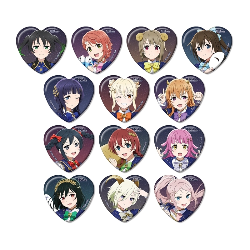 ラブライブ!虹ヶ咲学園スクールアイドル同好会 描き下ろし 十二星座ver. トレーディングハート型缶バッジ(単位/単品) - 公式商品画像 | AniSmile