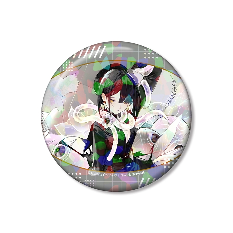 新月同行 結 75mmホログラム缶バッジ - 公式商品画像 | AniSmile