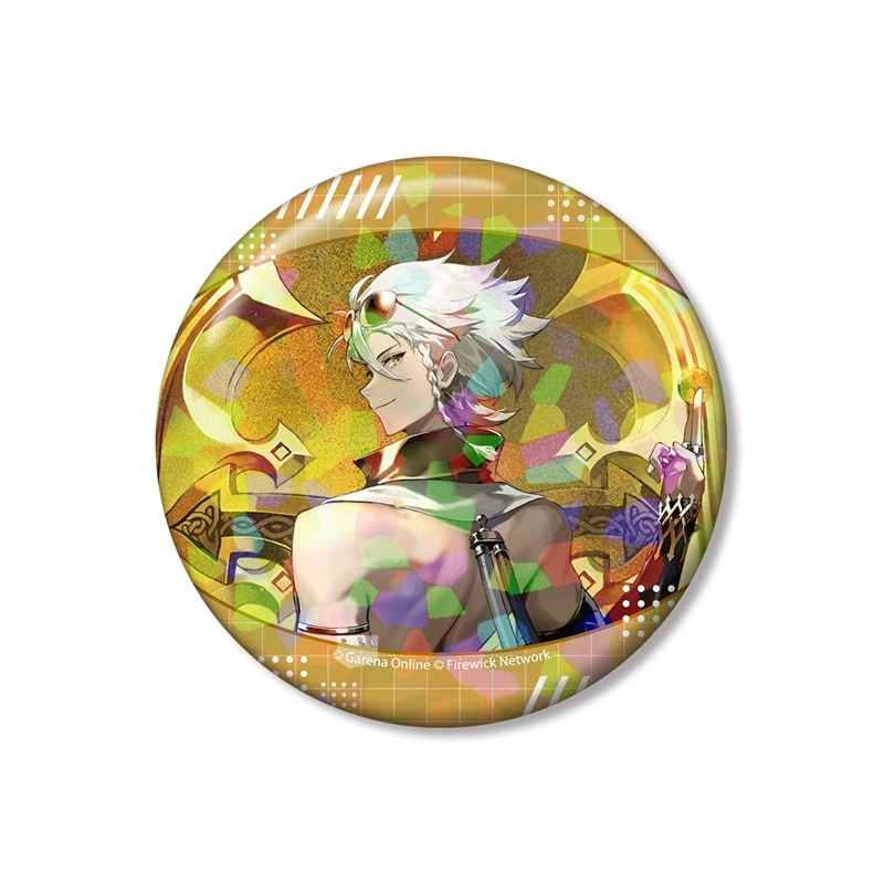 新月同行 ヤヌス 75mmホログラム缶バッジ - 公式商品画像 | AniSmile