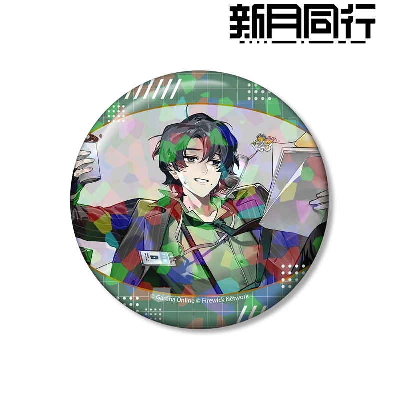 新月同行 家泉 75mmホログラム缶バッジ 画像 2 | AniSmile