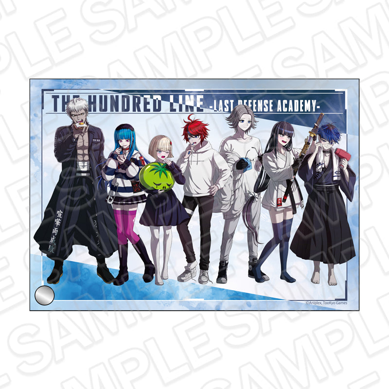 HUNDRED LINE -最終防衛学園- ミニアクリルアート 朝支度 ver. - official product image | AniSmile