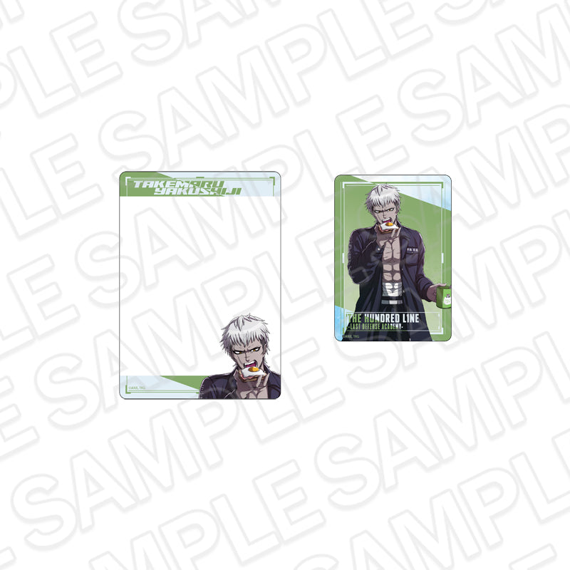 HUNDRED LINE -最終防衛学園- 硬質カードケースセット 厄師寺猛丸 朝支度 ver. - 公式商品画像 | AniSmile
