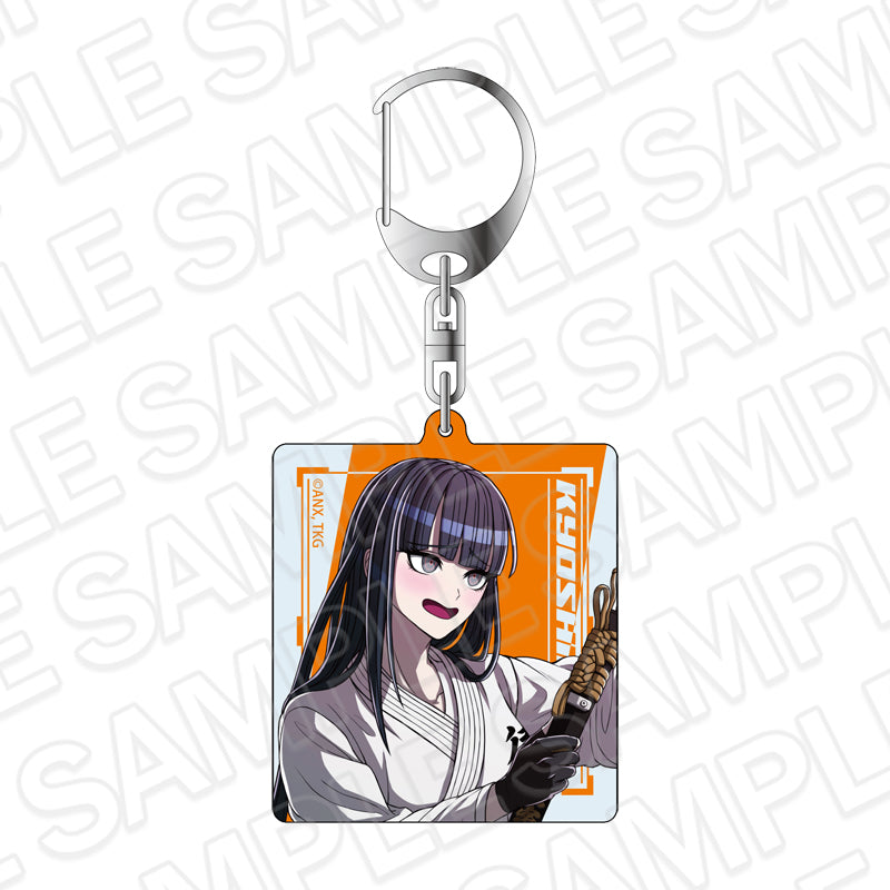 HUNDRED LINE -最終防衛学園- オーロラアクリルキーホルダー 凶鳥狂死香 朝支度 ver. - 公式商品画像 | AniSmile