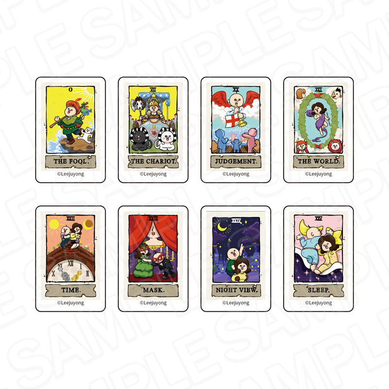 パンパンくんの日常 フレークシール Tarot ver. - AniSmile