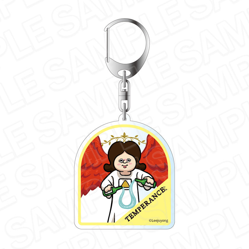 パンパンくんの日常 アクリルキーホルダー TEMPERANCE Tarot ver. - 公式商品画像 | AniSmile