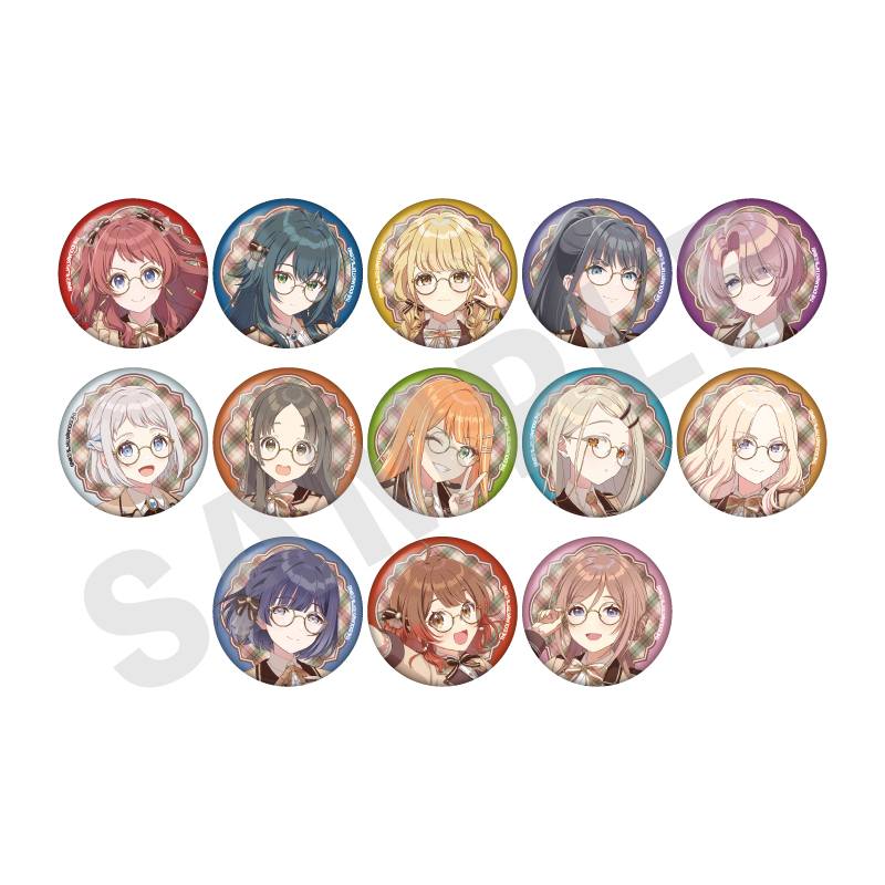 学園アイドルマスター トレーディング缶バッジ めがね×ラテコーデver.(全13種) - 公式商品画像 | AniSmile