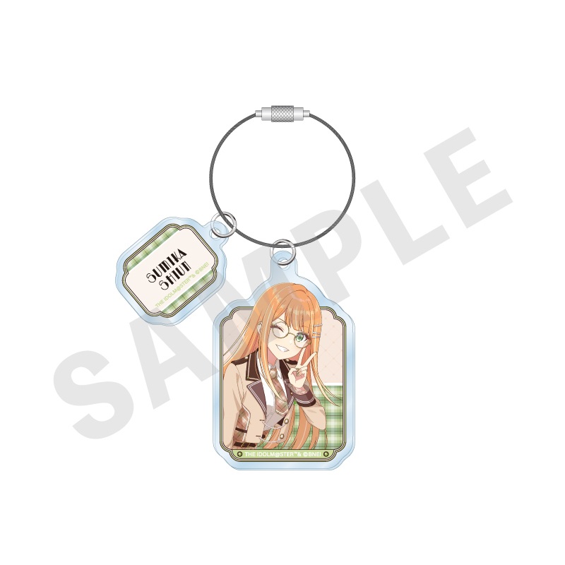 学園アイドルマスター ワイヤーアクリルキーホルダー めがね×ラテコーデver.(紫雲 清夏) - 公式商品画像 | AniSmile