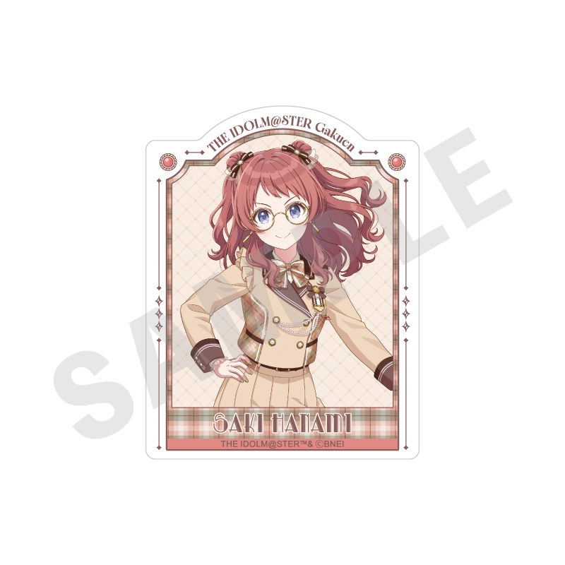 学園アイドルマスター ステッカー めがね×ラテコーデver.(花海 咲季) - 公式商品画像 | AniSmile