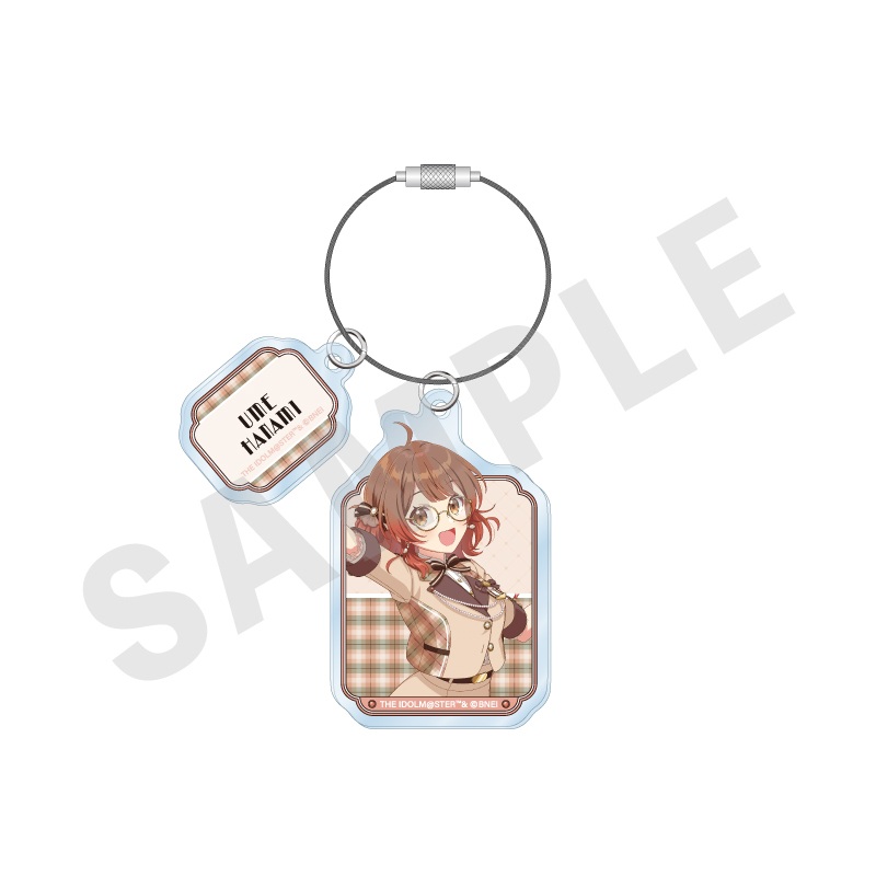 学園アイドルマスター ワイヤーアクリルキーホルダー めがね×ラテコーデver.(花海 佑芽) - 公式商品画像 | AniSmile