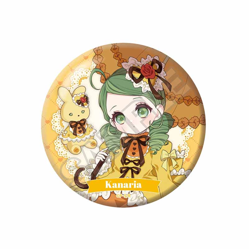 ローゼンメイデン 薔薇乙女の箱庭 マット缶バッジ※1BOX=7入 画像 3 | AniSmile