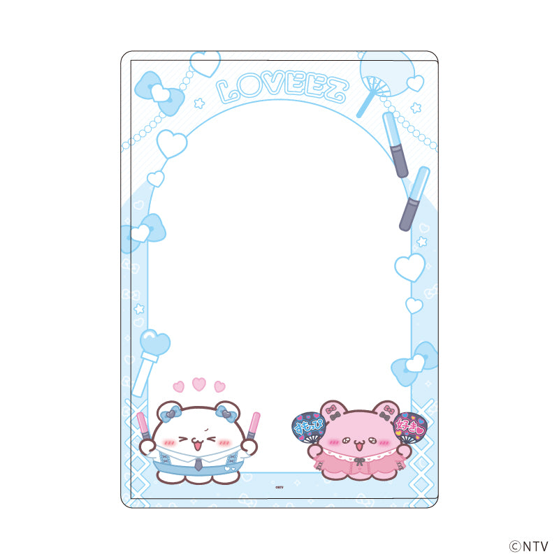 キャラクリアケース「らぶいーず」07/すもっぴ&ぴょんちー 水色 推し活ver.(描き下ろしイラスト) - 公式商品画像 | AniSmile