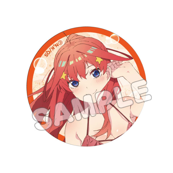 五等分の花嫁∽ 描き下ろし缶バッジ(水着) 中野 五月 - 公式商品画像 | AniSmile