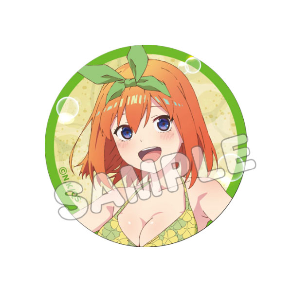 五等分の花嫁∽ 描き下ろし缶バッジ(水着) 中野 四葉 - 公式商品画像 | AniSmile