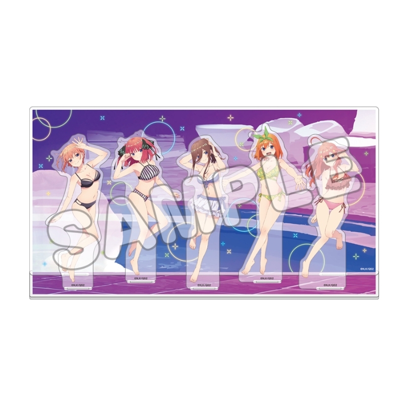 五等分の花嫁* アクリルジオラマ 水着ナイトプール - 公式商品画像 | AniSmile
