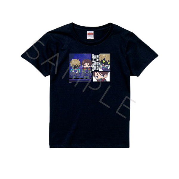 アニメ『銀河特急 ミルキー☆サブウェイ』 Tシャツ(ちぽっけ) TC(カート・マックス) ブラック Mサイズ - 公式商品画像 | AniSmile