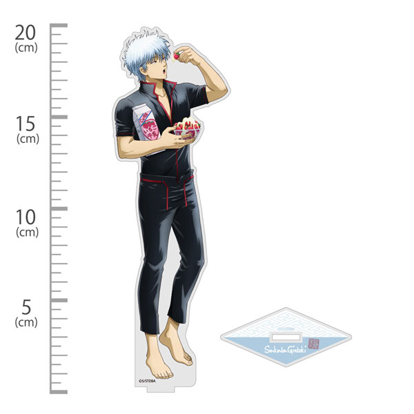 銀魂. 描き下ろし 坂田銀時 アクリルスタンド(大)朝は眠いが支度はするVer. - AniSmile